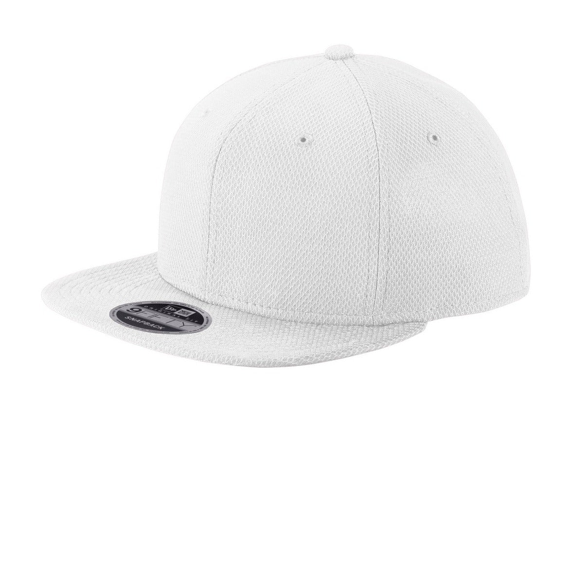New Era Original Fit Diamond Era Flat Bill Snapback Cap. NE404 New Era