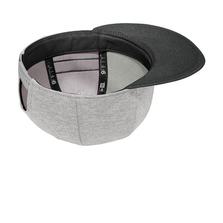 New Era Shadow Heather Striped Flat Bill Snapback Cap. NE408 New Era