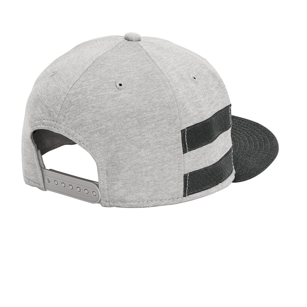 New Era Shadow Heather Striped Flat Bill Snapback Cap. NE408 New Era