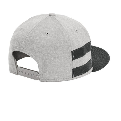New Era Shadow Heather Striped Flat Bill Snapback Cap. NE408 New Era