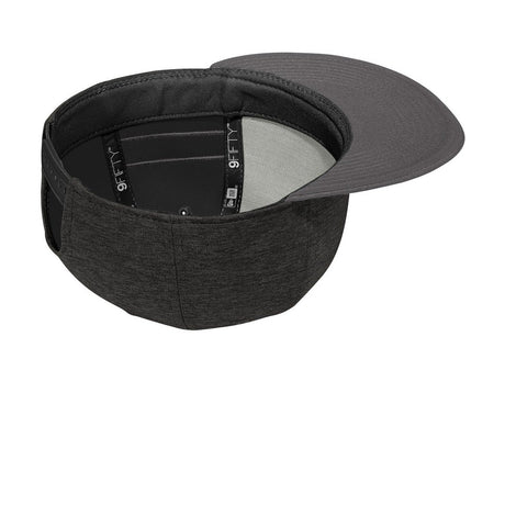 New Era Shadow Heather Striped Flat Bill Snapback Cap. NE408 New Era