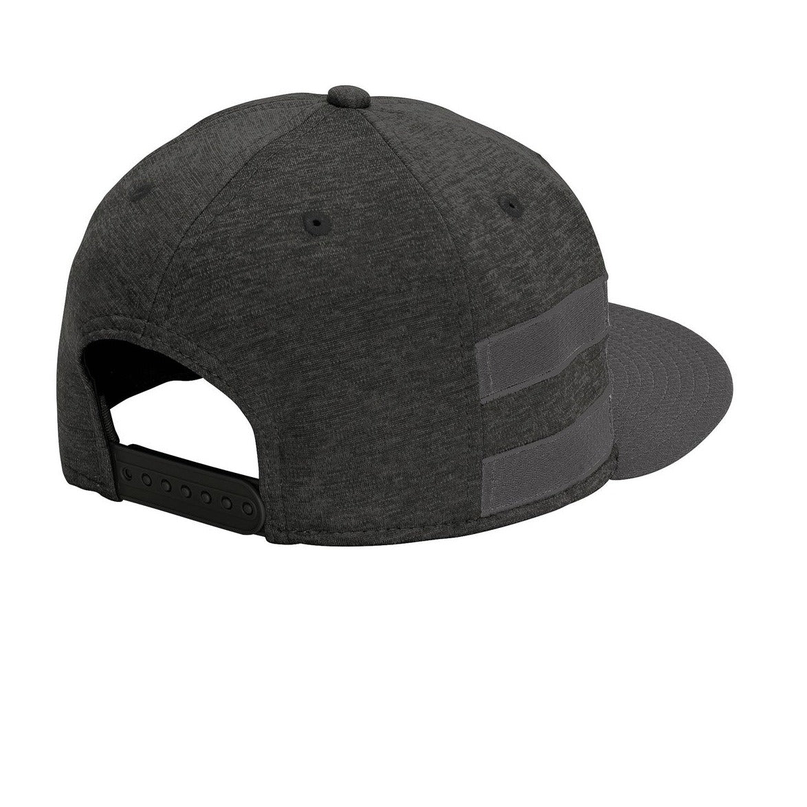 New Era Shadow Heather Striped Flat Bill Snapback Cap. NE408 New Era