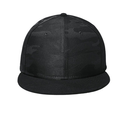 New Era Camo Flat Bill Snapback Cap. NE407 New Era