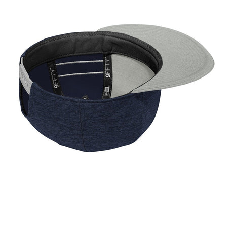 New Era Shadow Heather Striped Flat Bill Snapback Cap. NE408 New Era