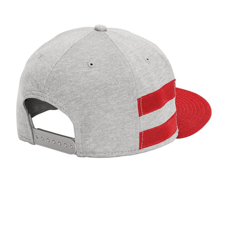 New Era Shadow Heather Striped Flat Bill Snapback Cap. NE408 New Era