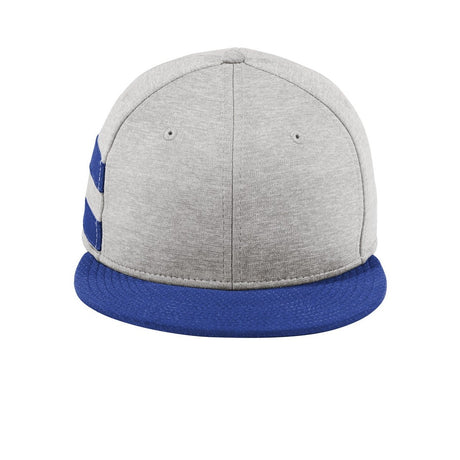 New Era Shadow Heather Striped Flat Bill Snapback Cap. NE408 New Era