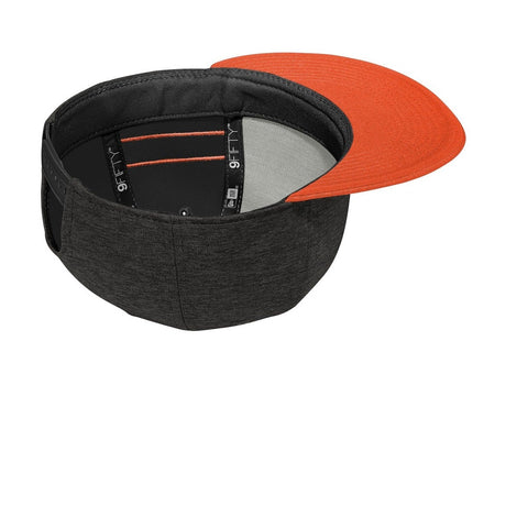 New Era Shadow Heather Striped Flat Bill Snapback Cap. NE408 New Era
