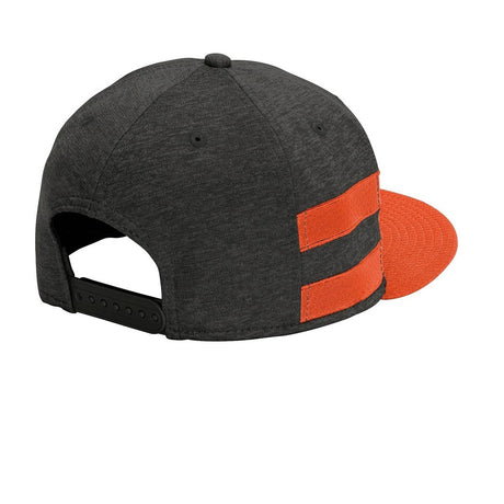 New Era Shadow Heather Striped Flat Bill Snapback Cap. NE408 New Era