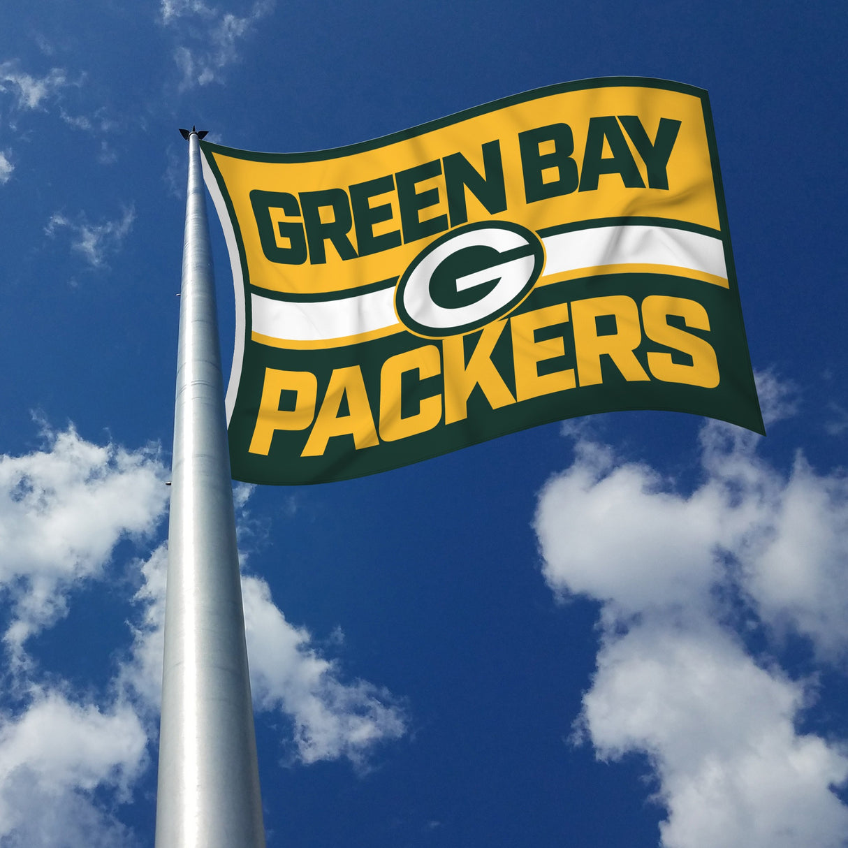 Rico Industries NFL  Green Bay Packers Bold 3' x 5' Banner Flag-2