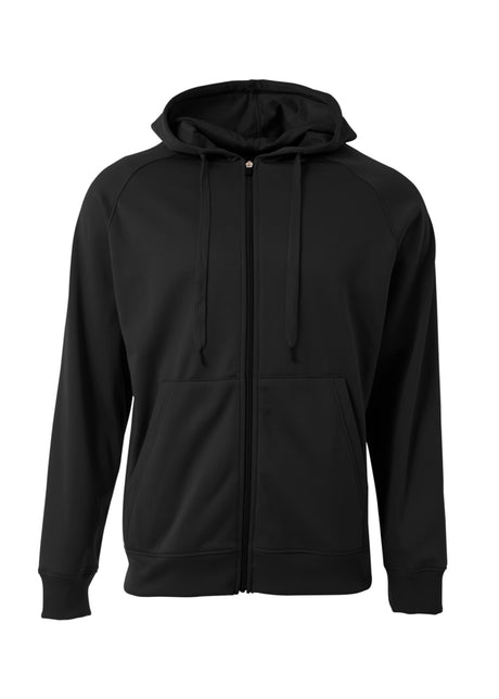 A4 Mens Agility Long Sleeve Tech Fleece Hoodie A4