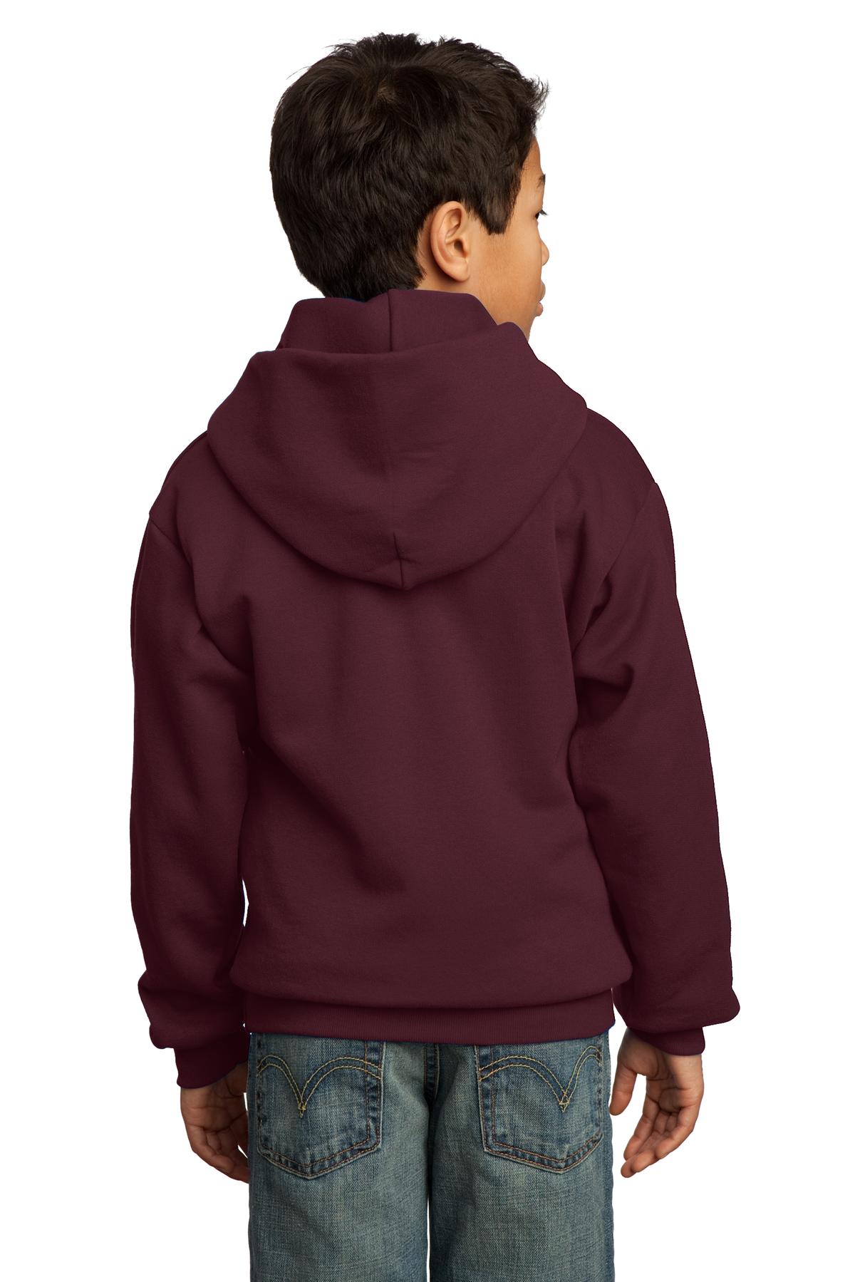 Port & Company Youth Core Fleece Pullover Hooded Sweatshirt