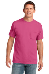 Port & Company - Men's Core Cotton Pocket Tee Mens Apparel Shirts & Tops