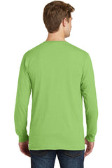 Port & Company Men's Beach Wash Garment-Dyed Long Sleeve Pocket Tee Mens Apparel Shirts & Tops