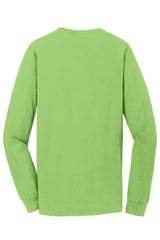 Port & Company Men's Beach Wash Garment-Dyed Long Sleeve Pocket Tee Mens Apparel Shirts & Tops