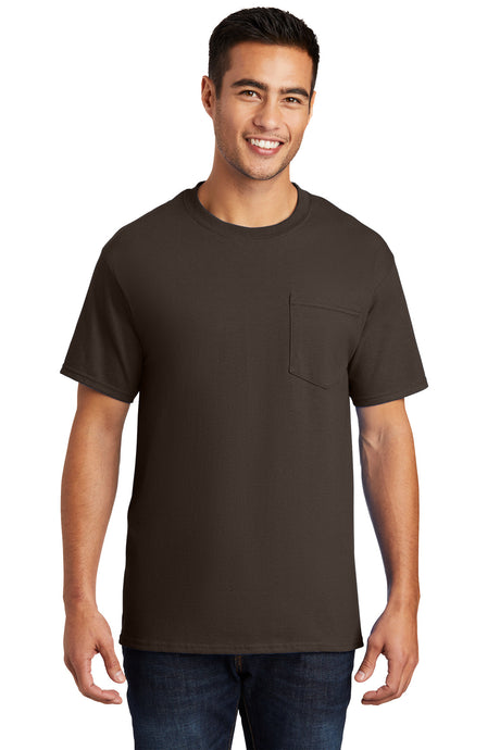 Port & Co Men's   Essential Pocket Tee