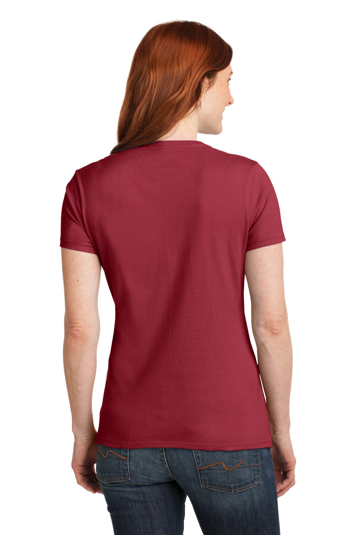Hanes Women's Perfect-T Cotton V-Neck T-Shirt