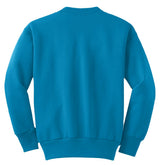 Port & Co Youth   Core Fleece Crewneck Sweatshirt-4