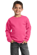 Port & Co Youth   Core Fleece Crewneck Sweatshirt