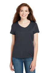 Hanes Women's Perfect-T Cotton V-Neck T-Shirt