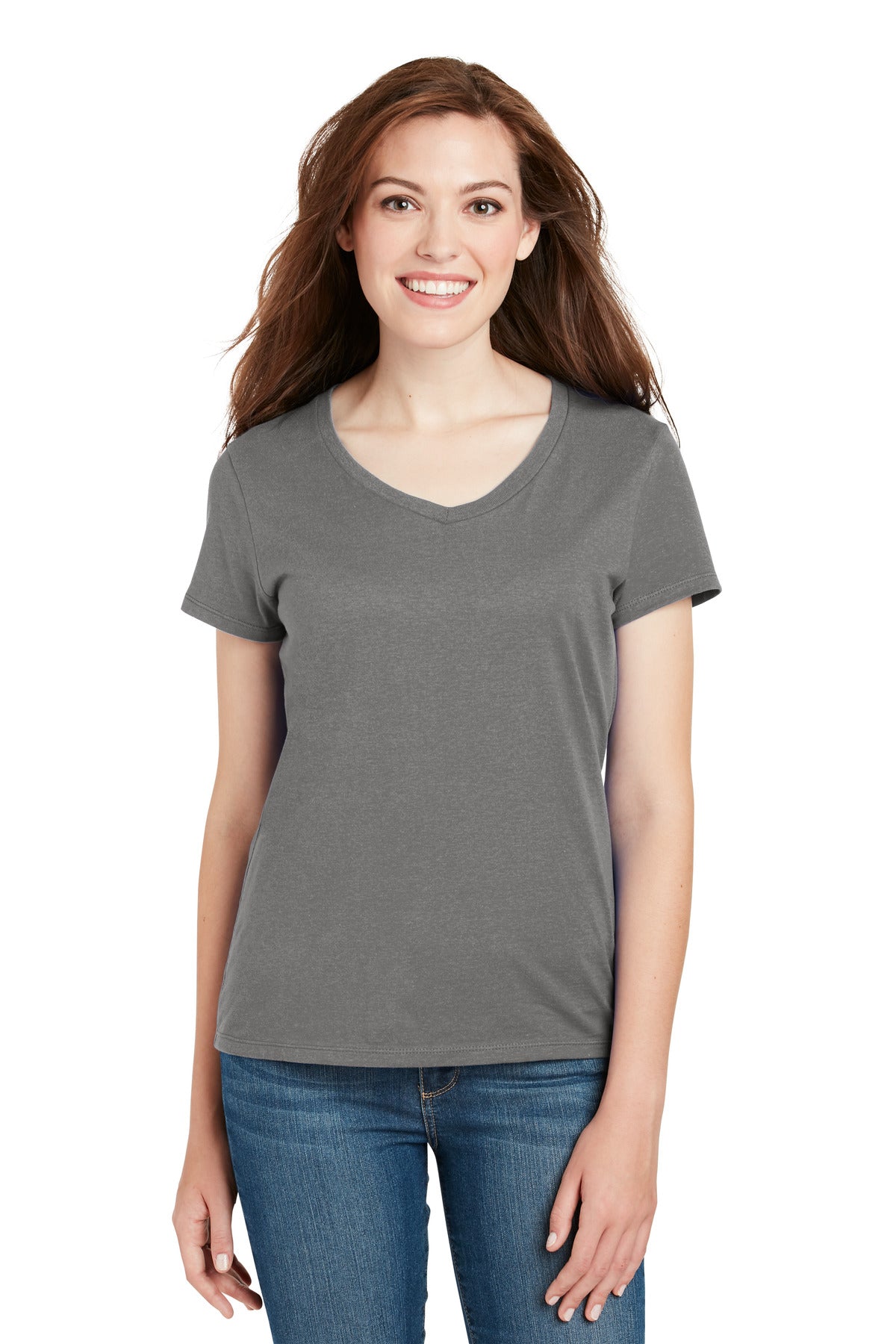 Hanes Women's Perfect-T Cotton V-Neck T-Shirt