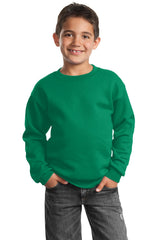 Port & Co Youth   Core Fleece Crewneck Sweatshirt
