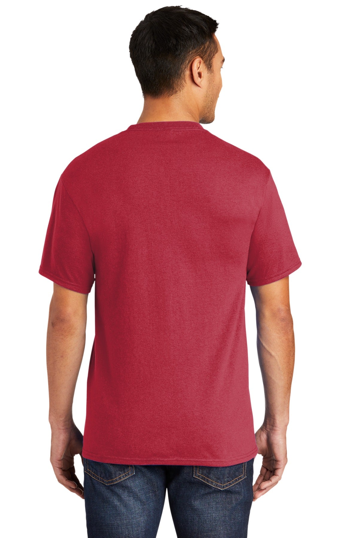 Port & Company Men's Tall Core Blend Pocket Tee Mens Apparel Shirts & Tops