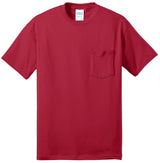 Port & Company Men's Tall Core Blend Pocket Tee Mens Apparel Shirts & Tops