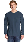 Comfort Colors Men's Heavyweight Ring Spun Long Sleeve Pocket Tee. 4410 Comfort Colors