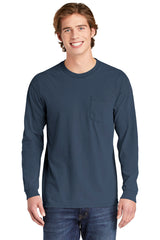 Comfort Colors Men's Heavyweight Ring Spun Long Sleeve Pocket Tee. 4410 Comfort Colors