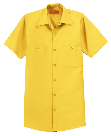 Red Kap Men's Industrial Short Sleeve Work Shirt. SP24 Red Kap