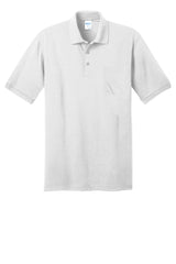 Port & Company Men's Core Blend Jersey Knit Pocket Polo Mens Apparel Shirts & Tops