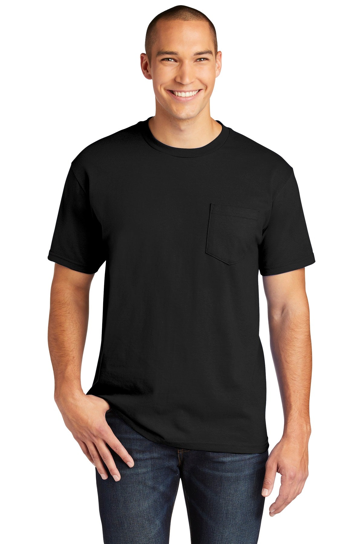 Gildan Men's Hammer    Pocket T-Shirt-1