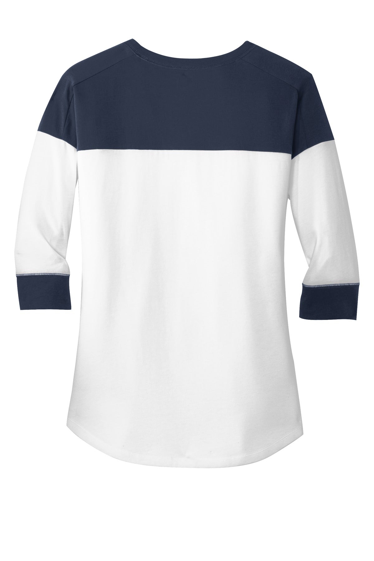 New Era Women's Heritage Blend 3/4-Sleeve Baseball Raglan Tee. LNEA104 New Era