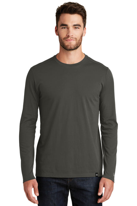 New Era Men's Heritage Blend Long Sleeve Crew Tee. NEA102 New Era