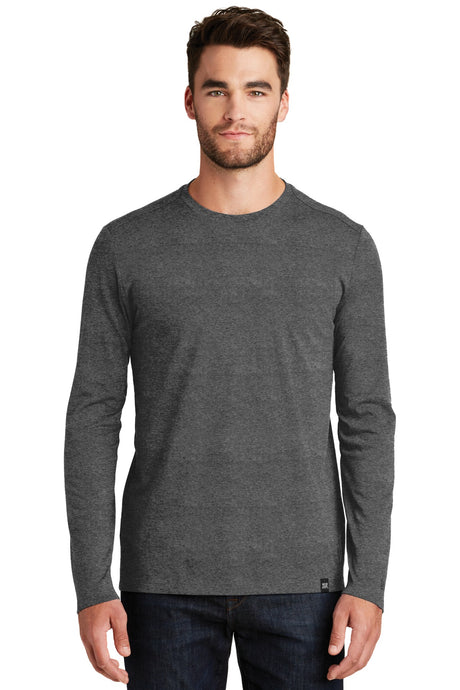 New Era Men's Heritage Blend Long Sleeve Crew Tee. NEA102 New Era