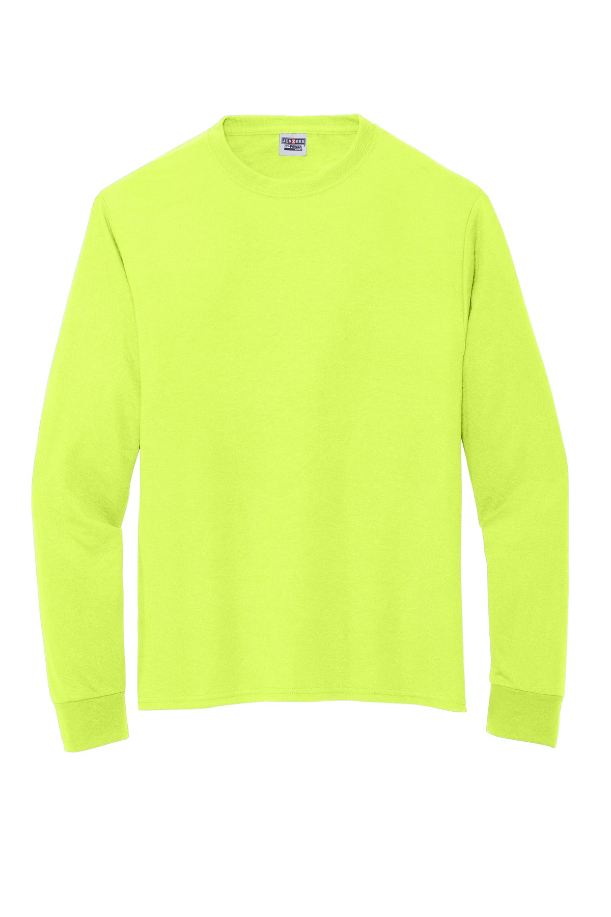 JERZEES Men's Dri-Power 100% Polyester Long Sleeve T-Shirt 21LS JERZEES