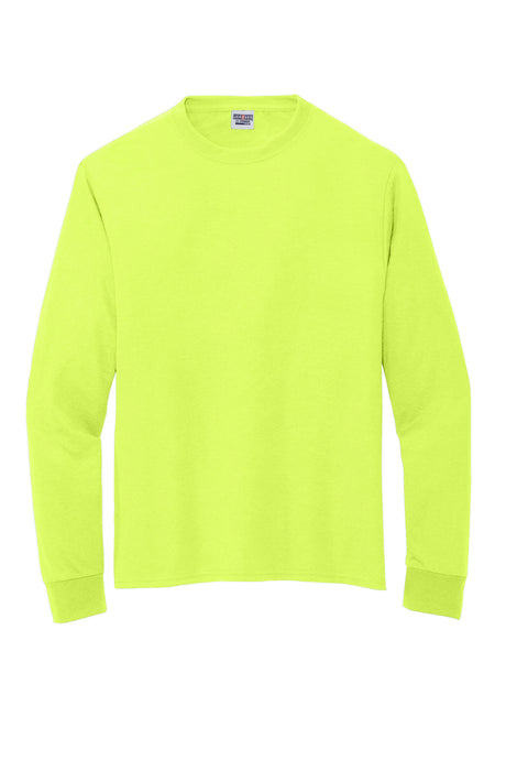 JERZEES Men's Dri-Power 100% Polyester Long Sleeve T-Shirt 21LS JERZEES