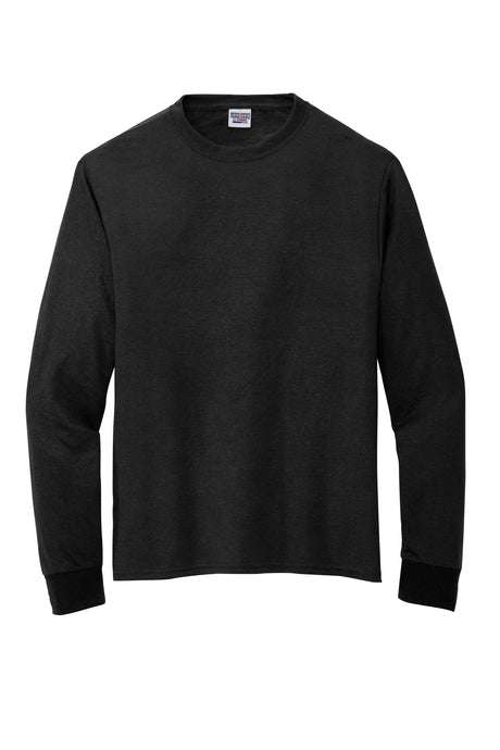 JERZEES Men's Dri-Power 100% Polyester Long Sleeve T-Shirt 21LS JERZEES