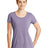 New Era Women's Tri-Blend Performance Scoop Tee. LNEA130 New Era
