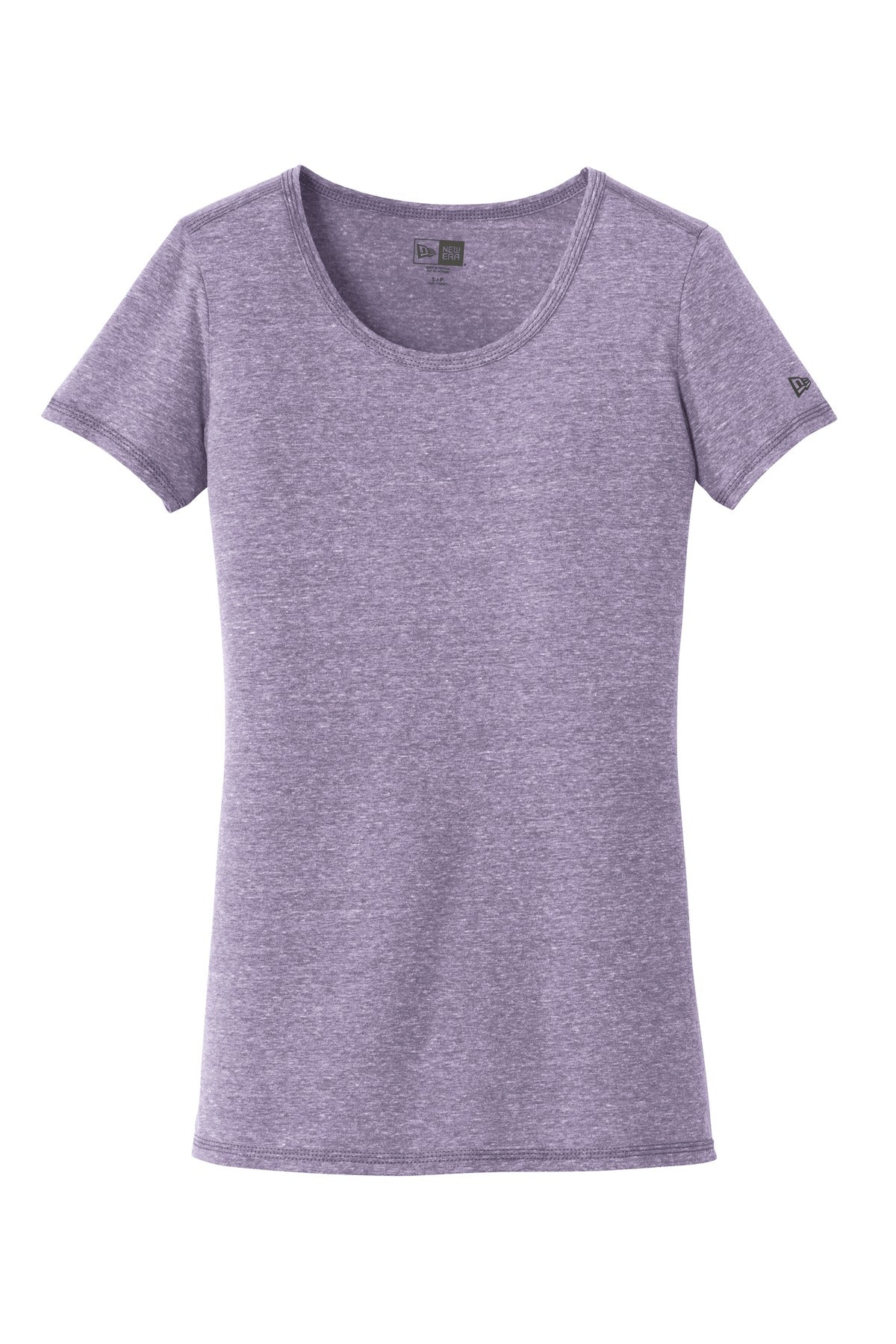 New Era Women's Tri-Blend Performance Scoop Tee. LNEA130 New Era
