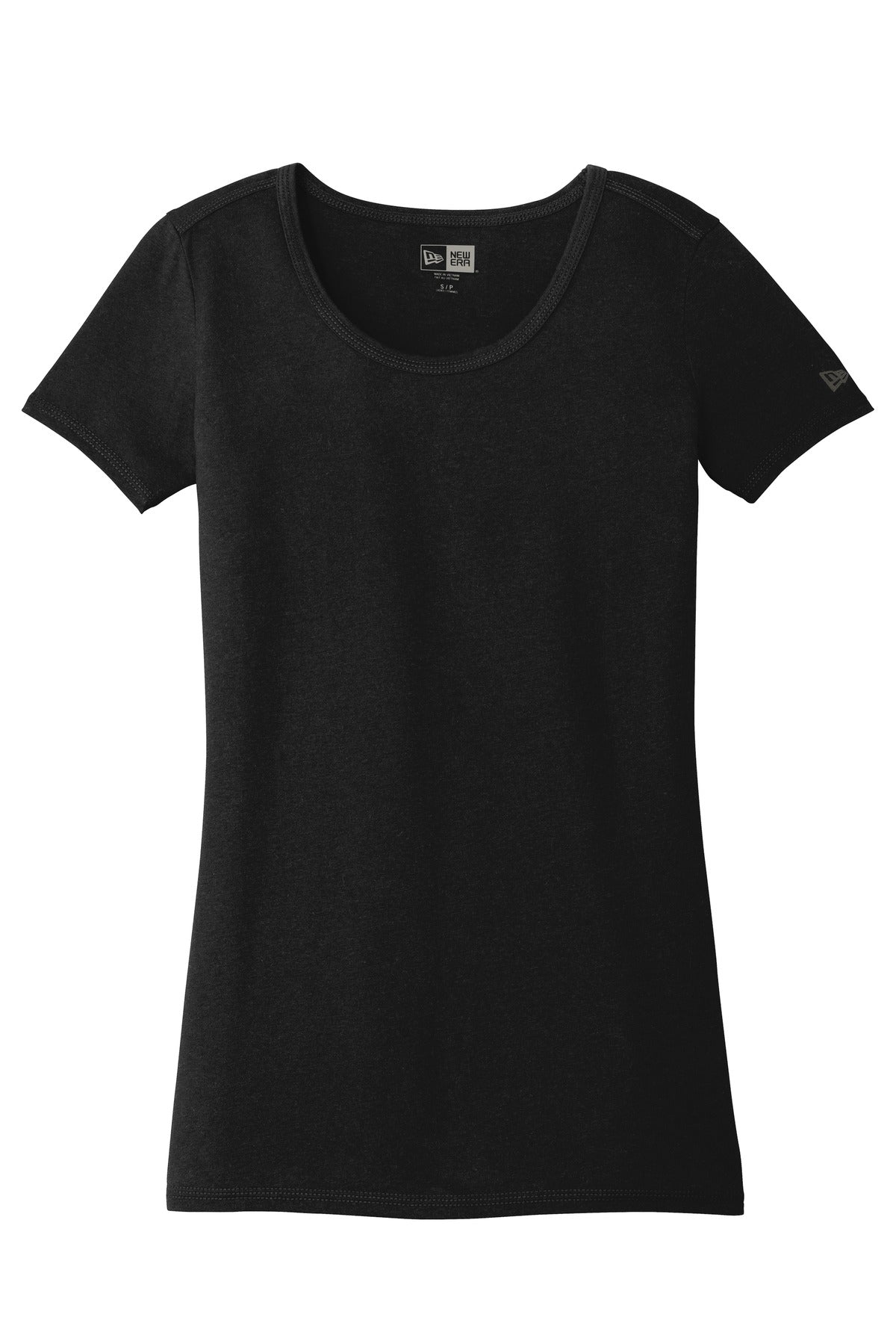New Era Women's Tri-Blend Performance Scoop Tee. LNEA130 New Era