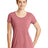 New Era Women's Tri-Blend Performance Scoop Tee. LNEA130 New Era