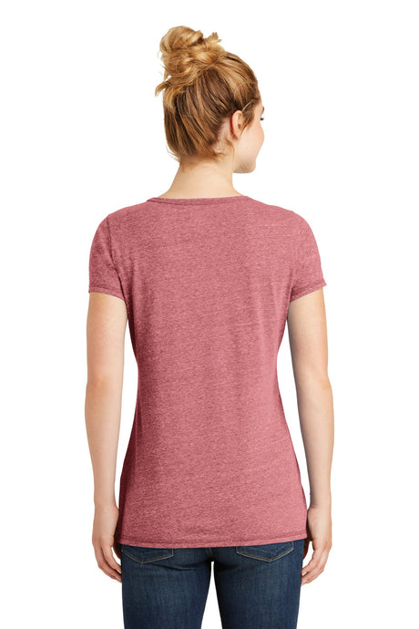 New Era Women's Tri-Blend Performance Scoop Tee. LNEA130 New Era