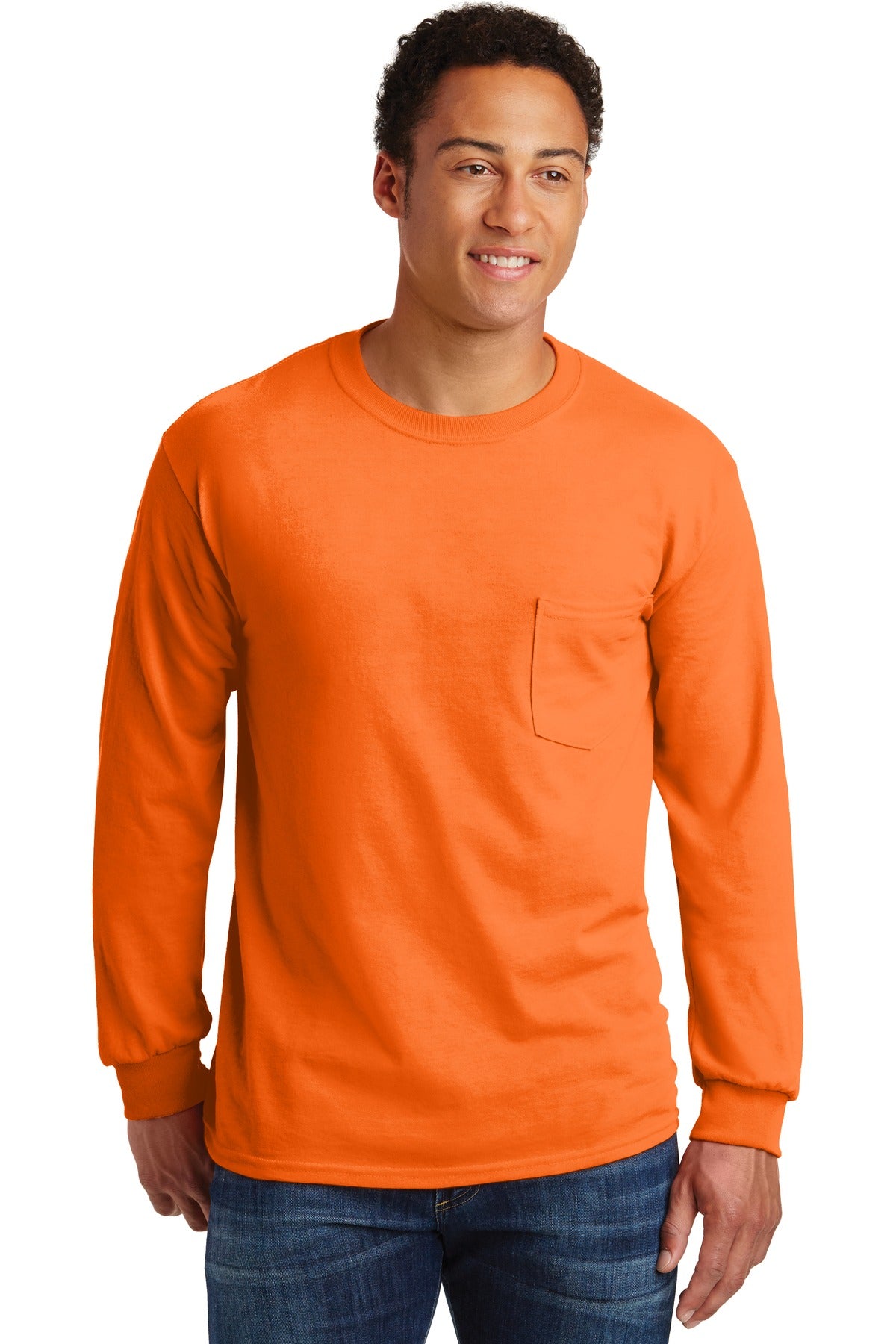Gildan - Ultra Cotton® Long Sleeve Pocket T-Shirt Gildan