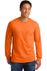 Gildan - Ultra Cotton® Long Sleeve Pocket T-Shirt Gildan