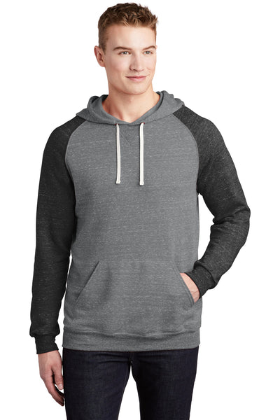 JERZEES Men's Snow Heather French Terry Raglan Hoodie 90M