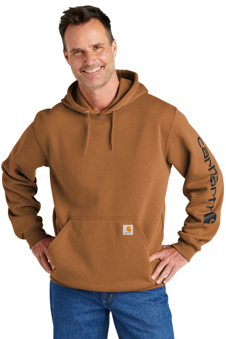 Carhartt Men's   Midweight Hooded Logo Sweatshirt CTK288