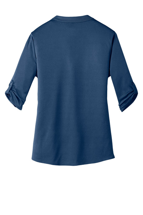 OGIO Women's Crush Henley. LOG111 OGIO