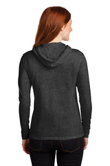 Anvil Women's   100% Combed Ring Spun Cotton Long Sleeve Hooded T-Shirt-2