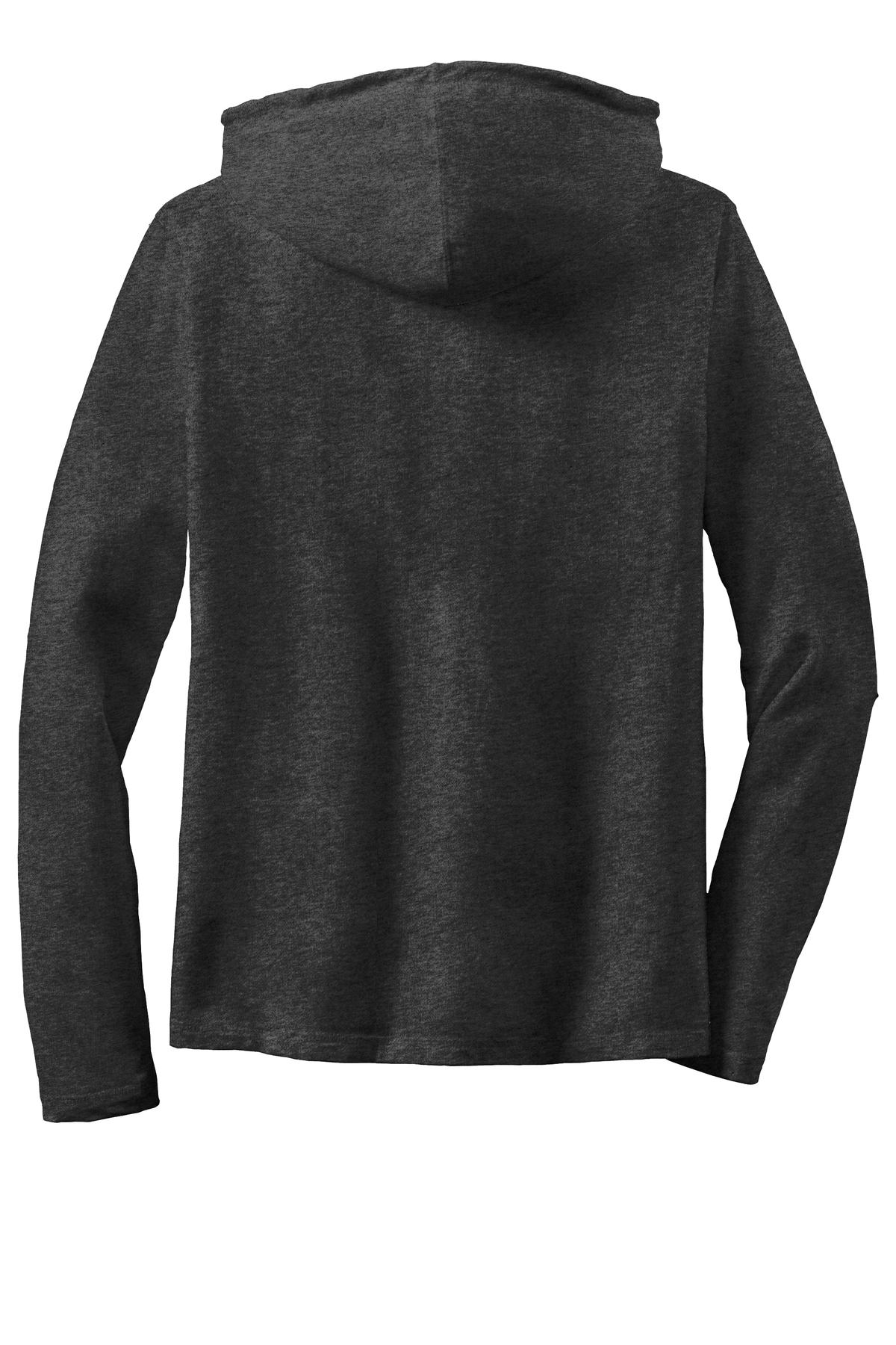 Anvil Women's   100% Combed Ring Spun Cotton Long Sleeve Hooded T-Shirt-4